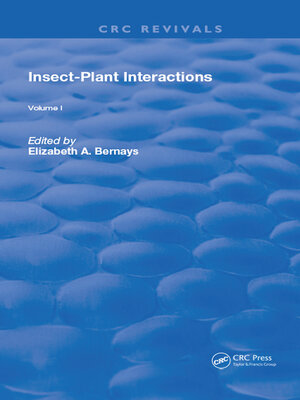 cover image of Insect-Plant Interactions
